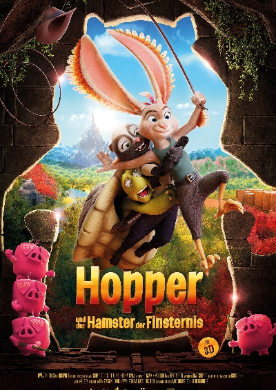 Plakat: Hopper und der Hamster der Finsternis